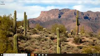 How to Get to Desktop on Windows 10 [upl. by Leola547]