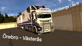 Ets2 Kör Malmbergs Lila R [upl. by Dorcas]