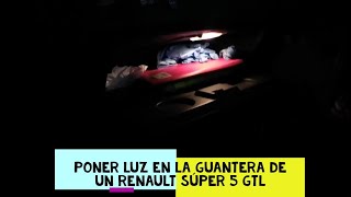 Poner luz en la guantera de un Renault Súper 5 GTL [upl. by Jania916]