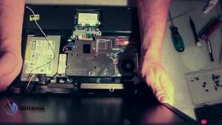 HP Compaq nx8220  Disassembly and cleaning [upl. by Terag]