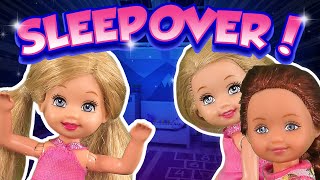 Barbie  The Twins First Sleepover  Ep214 [upl. by Alguire]