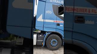 Transport Reinheimer Iveco Stralis 500  Mercedes Actros 1848 [upl. by Ehpotsirhc]