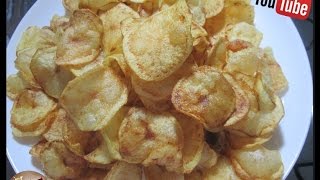 Batata Chips Crocante de Restaurante [upl. by Natsirc]