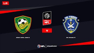 LIVE  KEDAH DARUL AMAN FC B vs SRI PAHANG FC  PIALA MFL 2023 LJ5 [upl. by Yrret706]