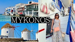 4 Beautiful Days in Mykonos Greek Island Mykonos Town Delos Island Ornos Beach [upl. by Ylrebme]