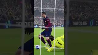 lewandowski dribble past a goal keeper efootball [upl. by Adnohsad]