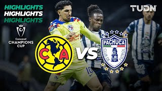 HIGHLIGHTS  América vs Pachuca  CONCACHAMPIONS 2024  TUDN [upl. by Meta690]