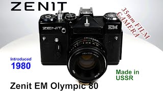 1980 Zenit EM Olympic 80  35mm Film Camera [upl. by Market922]