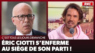 Arnaud Demanche  Éric Ciotti senferme au siège de son parti [upl. by Ssyla]