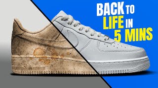 Easy Method To Restore White Sneakers [upl. by Griffie]