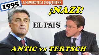 Radomir Antic vs Hermann Tertsch El País por la limpieza étnica Serbia vs Croacia  1995 [upl. by Mharba]