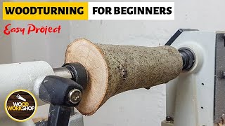 Woodturning Christmas Tree  Easy Project [upl. by Novit516]