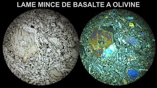 Basalte à olivine Immersion 360° LPnA vs LPA x 40 [upl. by Attenhoj105]