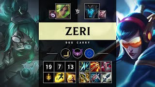 Zeri ADC vs Kalista Triple Kill Legendary  EUW Master Patch 1420 [upl. by Gilder878]