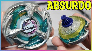 ESSE BEYBLADE QUASE ACABOU COM O VÍDEO  Beyblade X  Testando o Unicorn Sting 360F Combo de Ataque [upl. by Namyh]