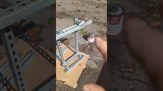 Can Unistrut be used to make a propane mounting bracket Oh yeah [upl. by Guenzi]