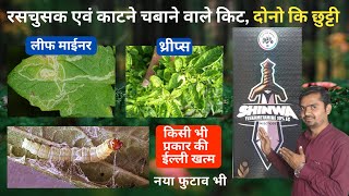 How to control Thrips Caterpillars and Leaf Miner with Single Product  Shinwa IIL  Fluxametamide [upl. by Prakash]