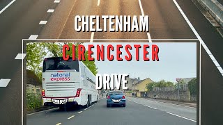 Cheltenham  Cirencester England Cotswolds Drive  A435  May 2024 [upl. by Linetta]