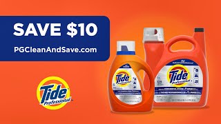 Save 10 on Tide Professional  PGCleanandSavecom [upl. by Aekal]