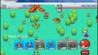 Pokemon Tower Defense v42  Celadon Gym Challenge Level Shiny Magnemite [upl. by Wolfe]