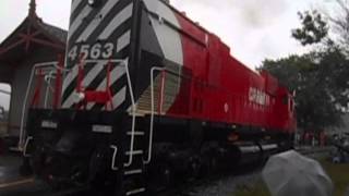 Parade de locomotives Exporail [upl. by Fadil]