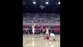 Intense match of the Stanford vs USC Match in 2020 volleyball volleyballworld volleyballshorts [upl. by Acirea]