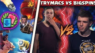 TRYMACS vs BIGSPIN  DIESES DUELL GEHT IN DIE GESCHICHTE EIN  Clash Royale Deutsch [upl. by Anifad]