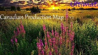 NEW MOD MAP  CANADIAN PRODUCTION MAP ULTIMATE FARMING SIMULATOR 19 PREMIUM EDITION [upl. by Fina]