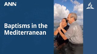 Remarkable Baptism in the Waters of the Mediterranean [upl. by Ralli]