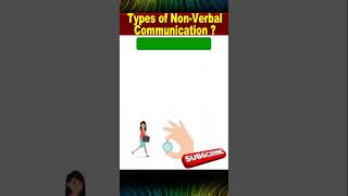 Types of Non Verbal Communication [upl. by Belak120]