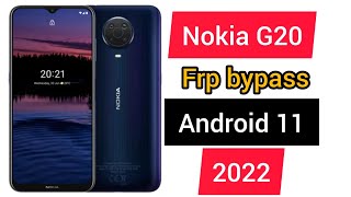 Nokia G20 TA1365 FRP Unlock Android 11  Google Account Lock Bypass  Gmail Lock 2022 [upl. by Saied]