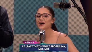 Ariana sings ‘Shake It Off’ w The Voice coaches on That’s My Jam [upl. by Dnarud]