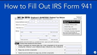 How to Fill out IRS Form 941 Simple StepbyStep Instructions [upl. by Bull]