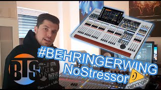 Bastis Bass Stunde Behringer WING NoStressor Plugin vs Distressor [upl. by Elinet413]