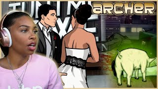 THE HONEYMOONERS  ARCHER SEASON 4 EPISODE 9 REACTION [upl. by Burkle]