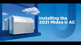 How to Install the 2021 Midea U Air Conditioner in your Home [upl. by Ahsehyt]