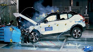 VOLVO XC40 RECHARGE  THE SAFEST SMALL ELECTRIC SUV  CRASH TEST [upl. by Veriee]