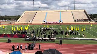 San Benito HS Marching Band performing at Area UIL Competition on 11224 in McAllen [upl. by Ravaj]