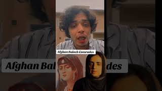 The battle of maiwand comrade malalai afghan and baloch comrade mahran baloch azanalikhan malalai [upl. by Jabon552]