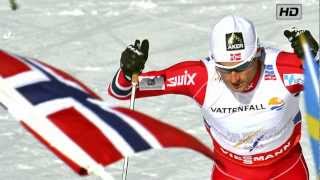 Mens 4x10 Km Relay Val di Fiemme 2013  Swedish Commentary SVT [upl. by Magee250]