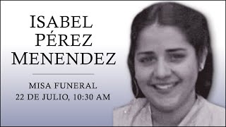 Misa Funeral Isabel Pérez Menendez [upl. by Rutherford]