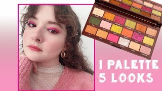 I Heart Revolution Turkish Delight Palette │ 1 Palet 5 Makyaj 💖💚 [upl. by Merci]