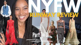 NYFW RUNWAY SHOW REVIEW PT 2  AKNVAS SERGIO HUDSON JASON WU DIOTIMA AND MORE [upl. by Nwahsram568]