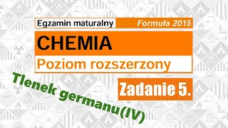 Zadanie 5 MATURA chemia 2024 Formuła 2015 [upl. by Aika794]