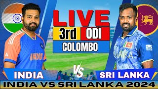 🔴 Live India vs Sri Lanka 3rd One Day Live Match Score amp Commentary  IND vs SL Live match Today [upl. by Sileas]