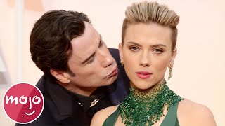 Top 10 Most Awkward Celebrity Kisses [upl. by Atik]