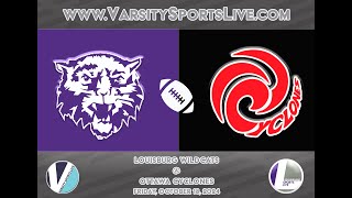 Louisburg Wildcats  Ottawa Cyclones Football 10182024 [upl. by Yerffoeg]