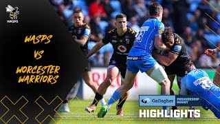 HIGHLIGHTS  Wasps 4112 Worcester [upl. by Laeahcim]