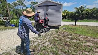 12x30 Shed Delivery  Finally from Sheds and More in FL [upl. by Newman670]