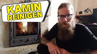 Kaminscheibe reinigen  Kamin reinigen🔥✨ undweg2016  Unser Leben in Bulgarien🇧🇬 [upl. by Jeffy]